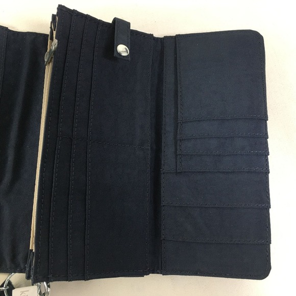 Kipling AC8150 Rubi Wallet, Women's Size 7.5" x 3.75" x 1.5" - True Blue Tonal - Picture 12 of 13